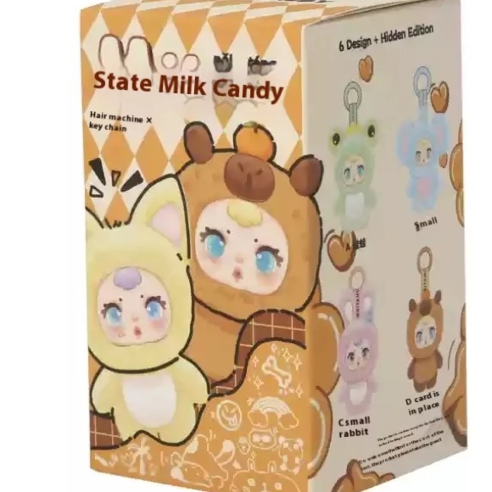 Milk Candy Keychain Mysterious Blind Box